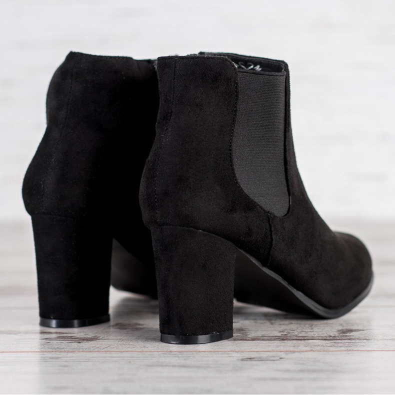SHELOVET Bottes noires 1