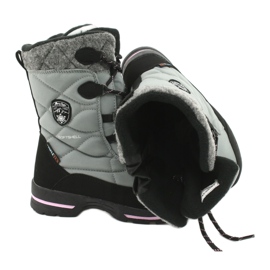 American Club Bottes de neige softshell avec membrane américaine SN19/20 le noir rose gris 4