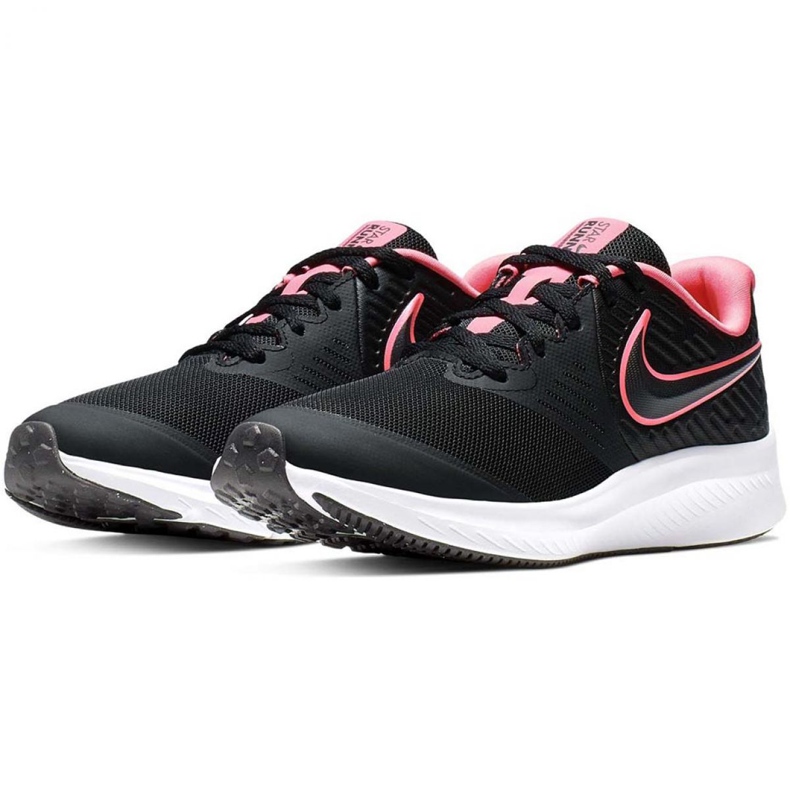 Chaussures Nike Star Runner 2 Jr AQ3542 002 noir rose 2