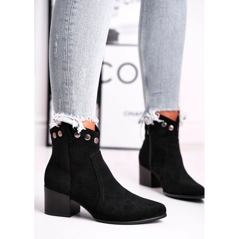 Bottes Pour Femmes À Talons Hauts Sergio Leone Noir BT617 le noir 1