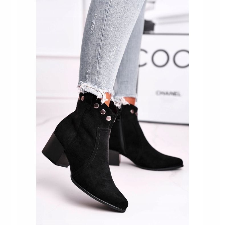 Bottes Pour Femmes À Talons Hauts Sergio Leone Noir BT617 le noir 2