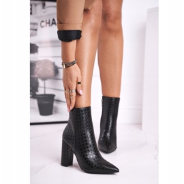 FG2 Bottines à Talons Femme Noir Prudence le noir 1