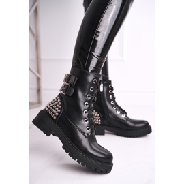 FRGIV Bottines Femme Avec Strass Noir Feel Your Touch le noir 2