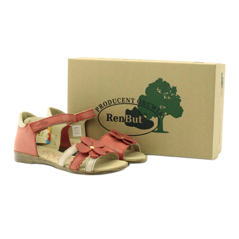 Sandales fille Ren But fleur de framboise rouge multicolore 4 Sandales fille Ren But fleur de framboise rouge multicolore 4