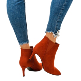 Bottines rouges avec un élastique Pattera 3