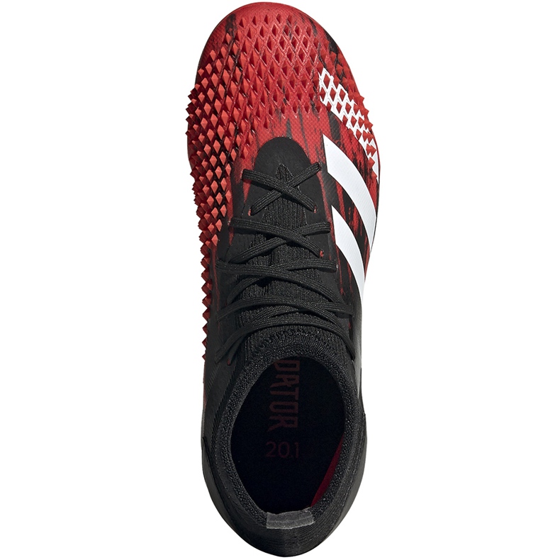 Chaussures de foot Adidas Predator Mutator 20.1 Fg Jr EF1992 multicolore noir 1