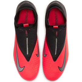 Chaussure de football Nike Phantom Vsn 2 Pro Df Fg CD4162 606 rouge noir rouge 1