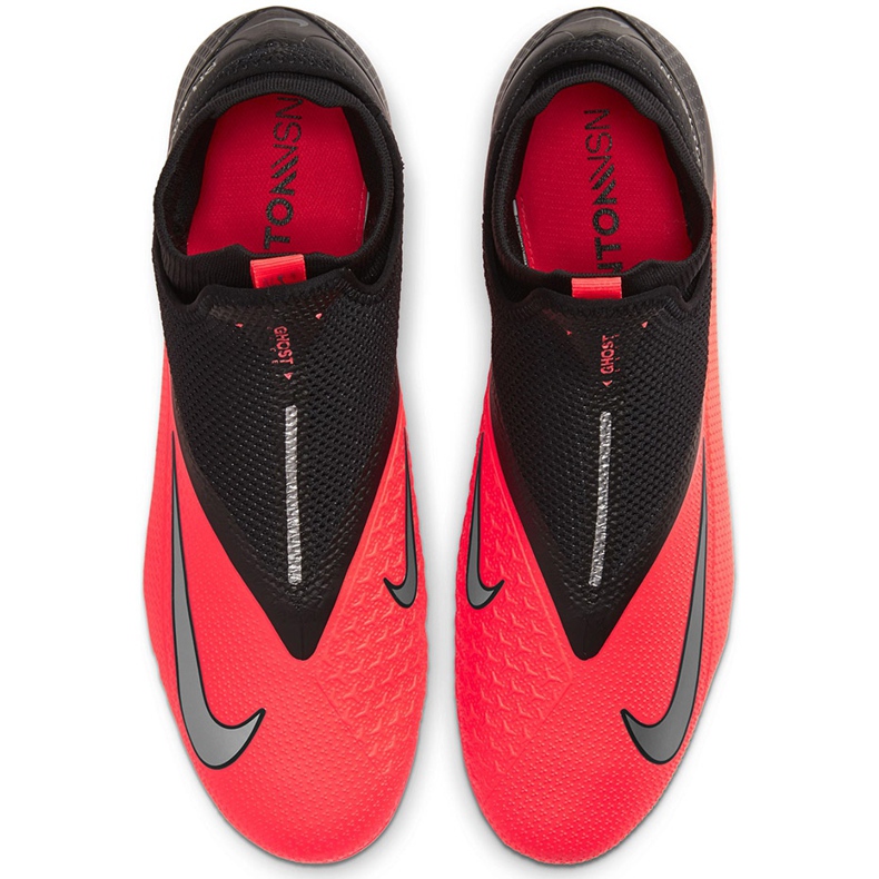 Chaussure de football Nike Phantom Vsn 2 Pro Df Fg CD4162 606 rouge noir rouge 1