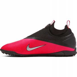 Chaussure de football Nike React Phantom Vsn 2 Pro Df Tf CD4174 606 rouge noir rouge 2