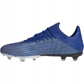 Adidas X 19.2 Fg chaussures de football bleu EG7128 1