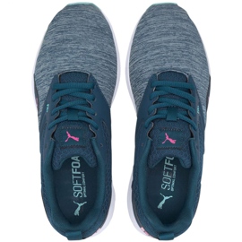 Puma Nrgy Comet W 190556 42 chaussures de course bleu vert 1