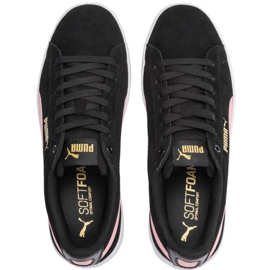 Puma Vikky v2 W 369725 11 chaussures noir rose doré 1