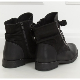 Bottines à lacets noires 3103 Noir le noir 2