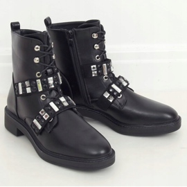 Travailleurs noirs avec des pierres BH307 Noir 1