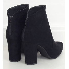 Bottines à talons noires WS006 Noir 1