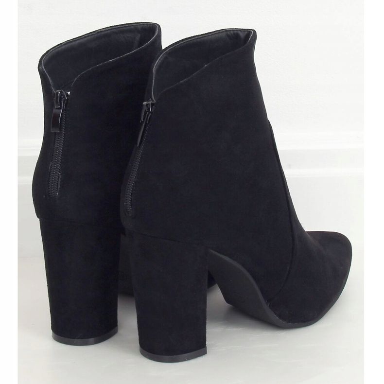 Bottines à talons noires WS006 Noir le noir 1