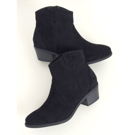 Noir Bottines à talons noir 99-63 Noir 1