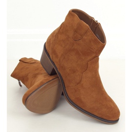 Boots talon bas camel 99-63 Camel brun 3