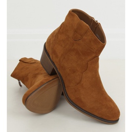 Boots talon bas camel 99-63 Camel brun 4