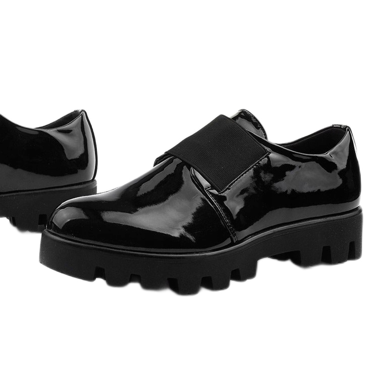 Chaussures sans lacets pour femmes Corda noires le noir 1
