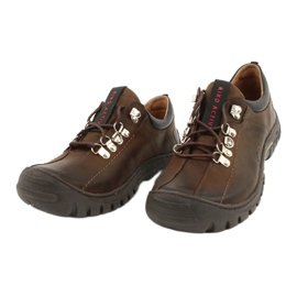 Chaussures marron pour hommes Riko 904 crazy cuoio brun 2