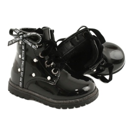 Evento Boots fille, noeud laqué 20DZ60-3246 noir 4