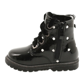 Evento Boots fille, noeud laqué 20DZ60-3246 le noir 1 Evento Boots fille, noeud laqué 20DZ60-3246 le noir 1