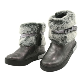 American Club Bottes zippées américaines GC26 / 20 en étain argent gris 2 American Club Bottes zippées américaines GC26 / 20 en étain argent gris 2