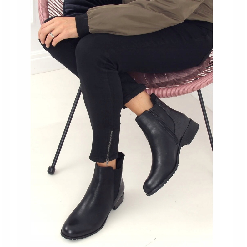 Bottines Chelsea noires pour femmes 88175 Noir le noir 1 Bottines Chelsea noires pour femmes 88175 Noir le noir 1