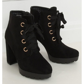 Noir L8126 Bottines compensées noires le noir 2