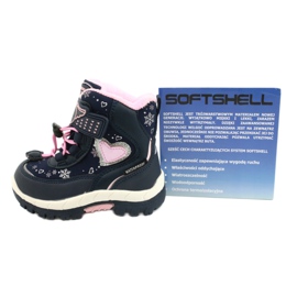 Bottes softshell American Club avec membrane HL48 / 20 marine bleu marine rose argent 5