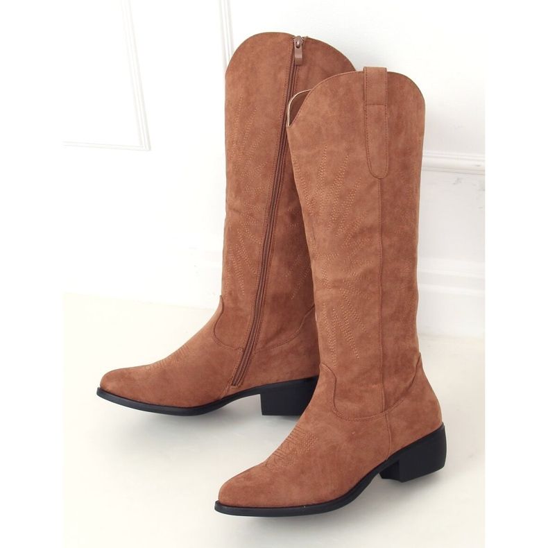 Camel 231-B0 Bottes de cowboy camel brun 1