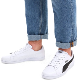 Chaussures homme Puma Up Puma Noir blanc 372605 02 blanche le noir 1