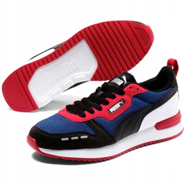 Chaussures homme Puma R78 bleu marine-rouge-blanc-noir 373117 09 multicolore 1 Chaussures homme Puma R78 bleu marine-rouge-blanc-noir 373117 09 multicolore 1