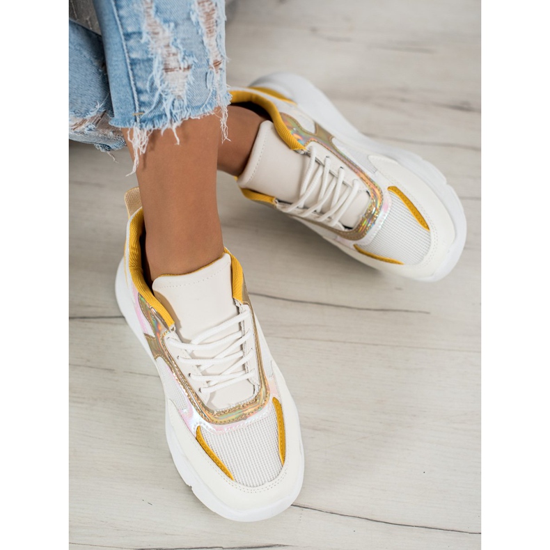 SHELOVET Baskets à la mode blanche 2