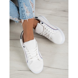 SHELOVET Chaussures de sport confortables blanc 2