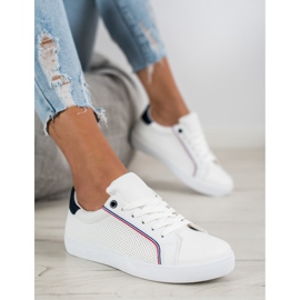 SHELOVET Chaussures de sport confortables blanc 1