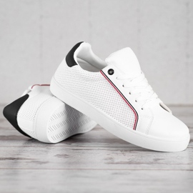 SHELOVET Chaussures de sport confortables blanche 1