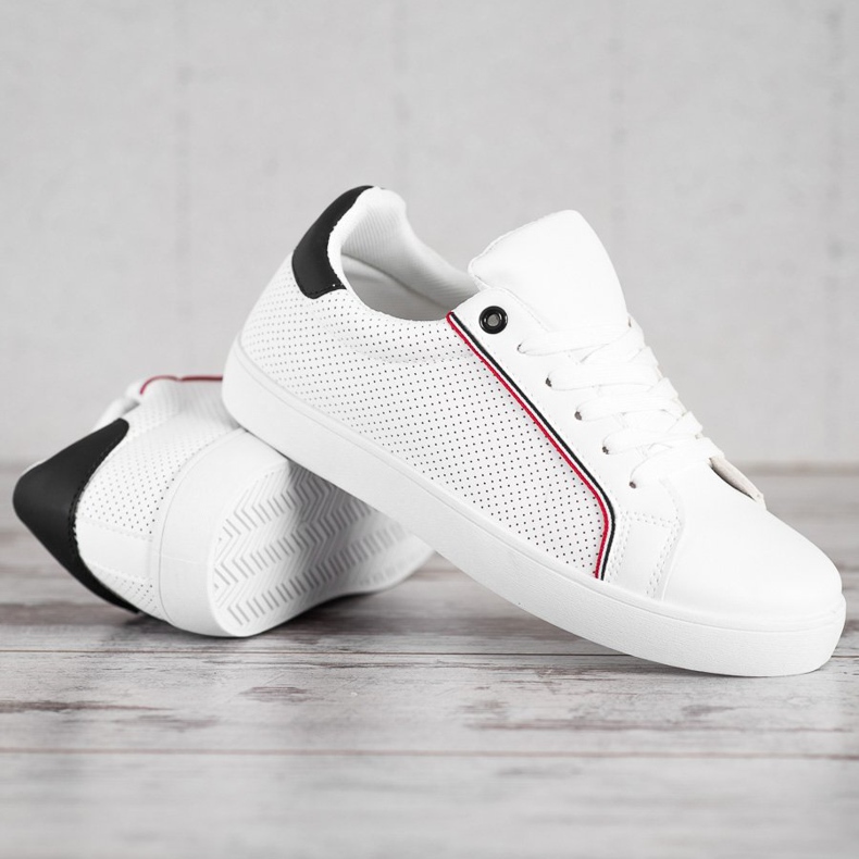 SHELOVET Chaussures de sport confortables blanc 1