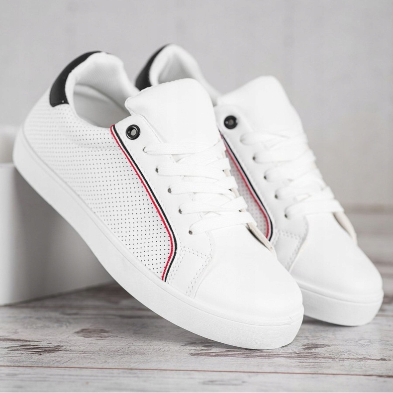 SHELOVET Chaussures de sport confortables blanc 2