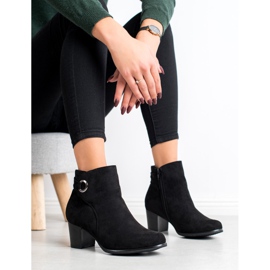 Bottes noires confortables le noir 4