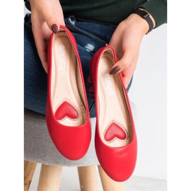 Diamantique Ballerines rouges 1
