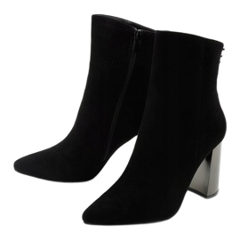 Bottines noires avec éco-daim Armory le noir 2
