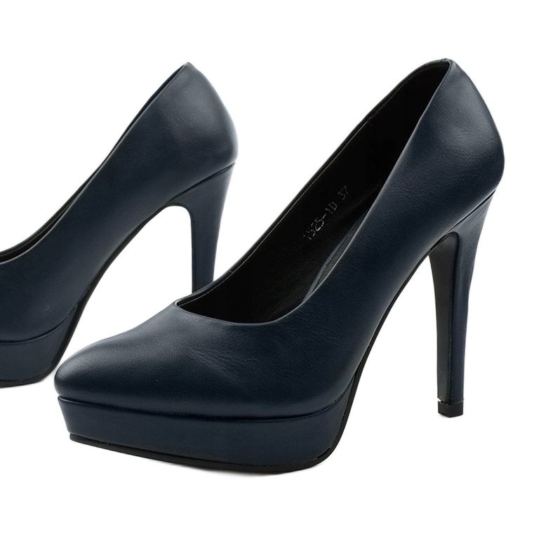 Escarpins classiques Jynyss bleu marine 1