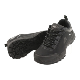 American Club Chaussures de sport américaines imperméables soft-shell HL04 / 20 noir gris 3