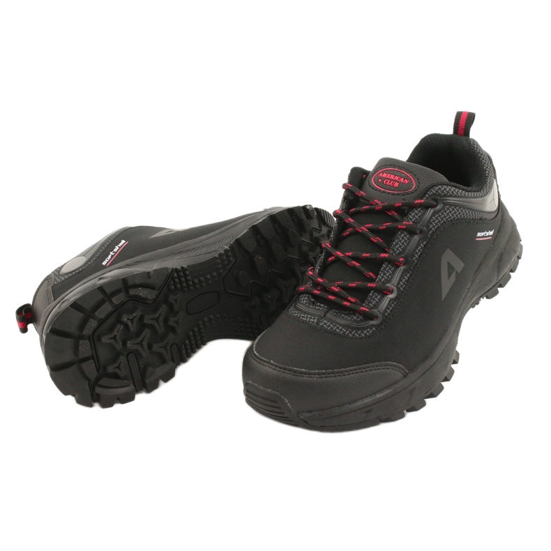 American Club Chaussures de sport américaines imperméables soft-shell HL04 / 20 noir 3