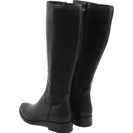 Boots noires à élastique Arka 7152 2