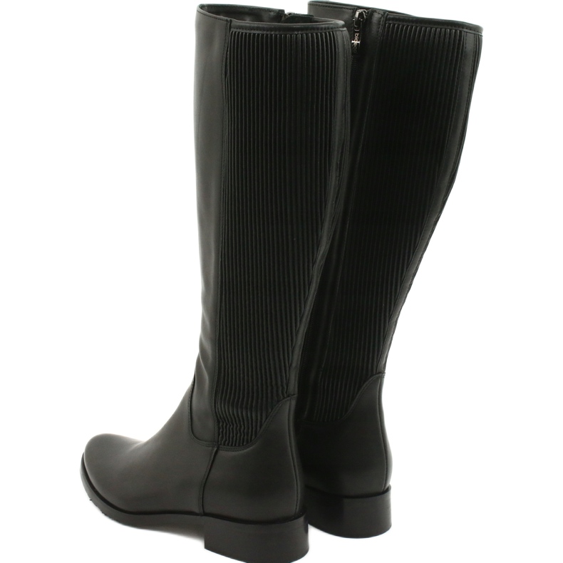 Boots noires à élastique Arka 7152 2