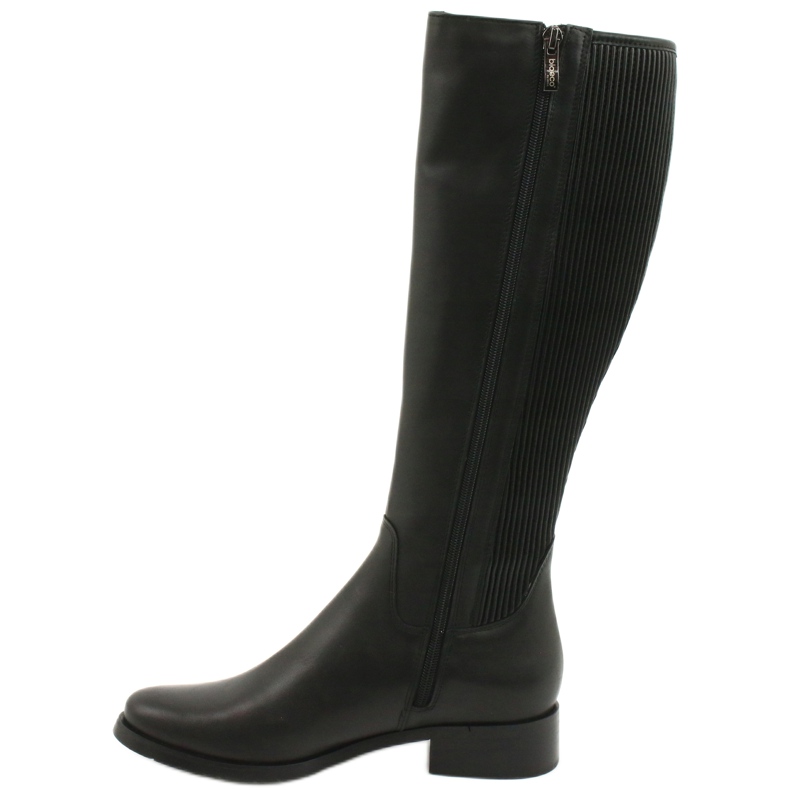 Boots noires à élastique Arka 7152 le noir 1
