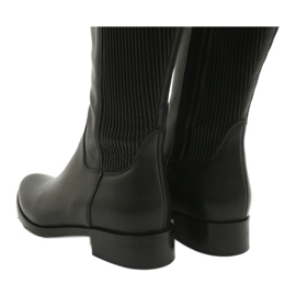 Boots noires à élastique Arka 7152 3